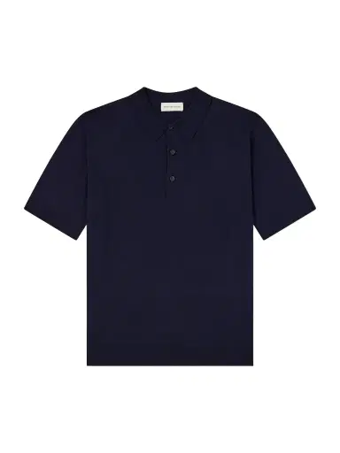 Dries Van Noten Murice Merino Wool Polo Shirt - Men | Thumbnail 1
