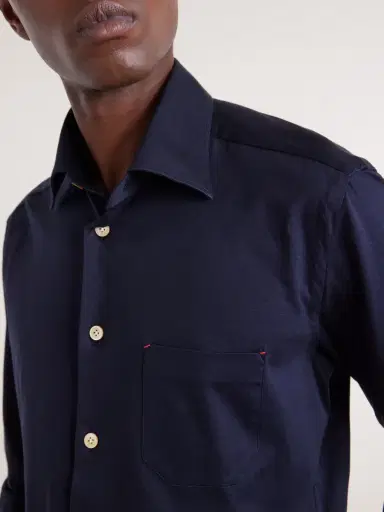 Kiton Cotton-Jersey Shirt - Men | Thumbnail 5 Kiton Cotton-Jersey Shirt - Men | Thumbnail 5