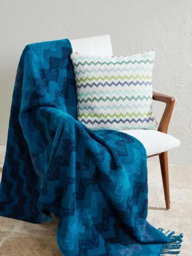 Missoni Home Capri Striped Bouclé Cushion - Men | Thumbnail 2 Missoni Home Capri Striped Bouclé Cushion - Men | Thumbnail 2