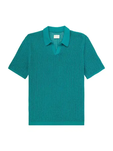 Aimé Leon Dore Open-Collar Open-Knit Cotton Polo Shirt - Men | Thumbnail 1