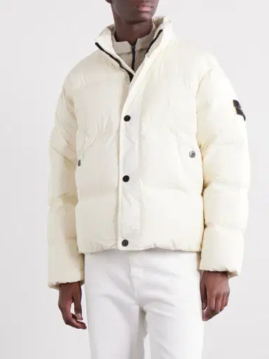Stone Island Quilted Garment-Dyed Recycled Crinkled-Nylon Down Jacket - Men | Thumbnail 3 Stone Island Quilted Garment-Dyed Recycled Crinkled-Nylon Down Jacket - Men | Thumbnail 3