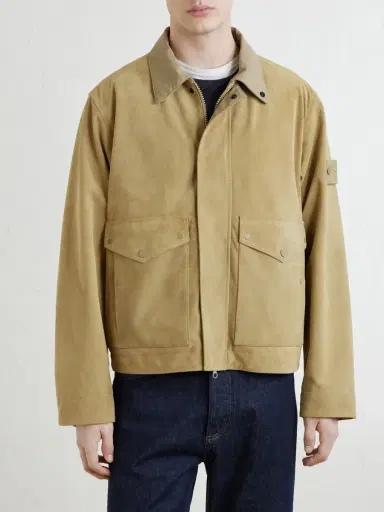 Stone Island STONE ISLAND GHOST Split-Leather Jacket - Men | Thumbnail 3 Stone Island STONE ISLAND GHOST Split-Leather Jacket - Men | Thumbnail 3