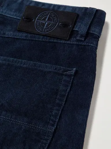 Stone Island Denim Research Straight-Leg Cotton-Blend Corduroy Trousers - Men | Thumbnail 5 Stone Island Denim Research Straight-Leg Cotton-Blend Corduroy Trousers - Men | Thumbnail 5
