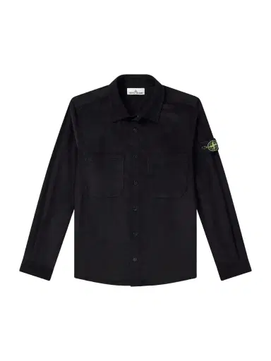 Stone Island Logo-Appliquéd Cotton Corduroy Shirt - Men | Thumbnail 1