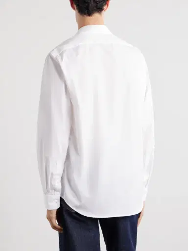 Dries Van Noten Curles Cotton-Poplin Shirt - Men | Thumbnail 4