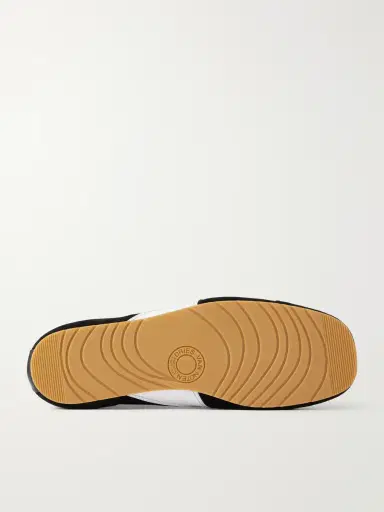 Dries Van Noten Leather-Trimmed Suede Sneakers - Men | Thumbnail 3