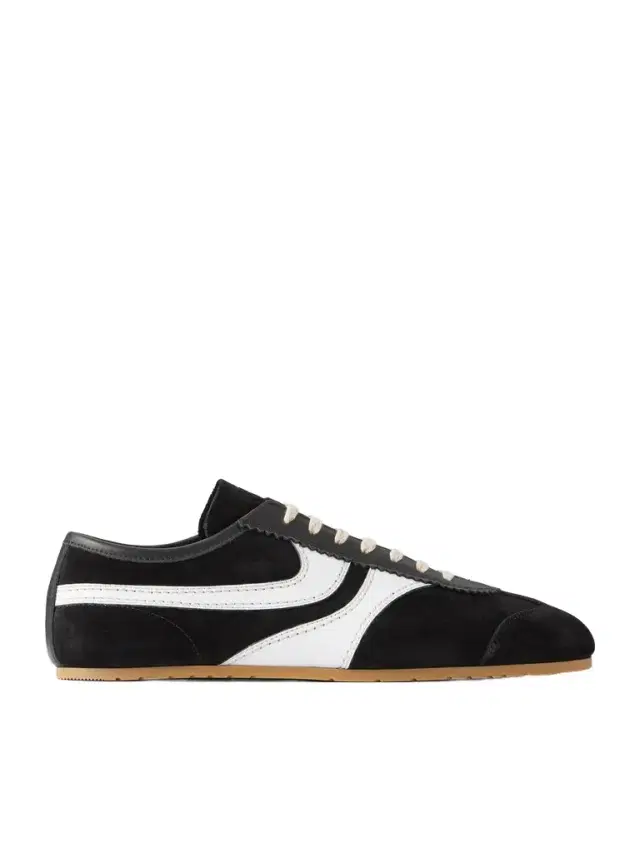 Dries Van Noten Leather-Trimmed Suede Sneakers - Men
