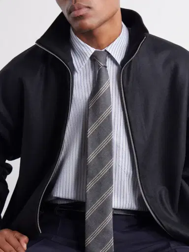 mfpen Banquet 6cm Striped Silk-Jacquard Tie - Men | Thumbnail 3 mfpen Banquet 6cm Striped Silk-Jacquard Tie - Men | Thumbnail 3