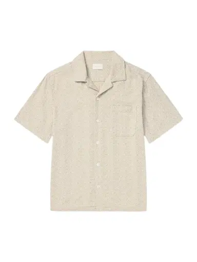 Aimé Leon Dore Novelty Camp-Collar Cotton-Jacquard Shirt - Men | Thumbnail 1