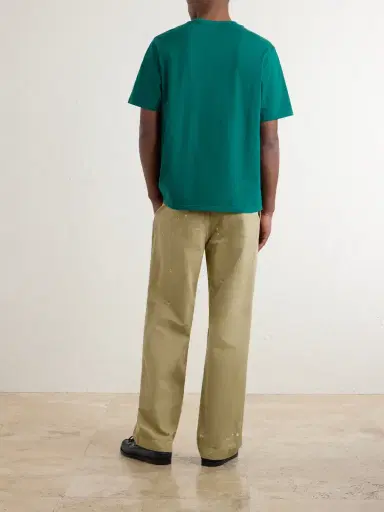 Aimé Leon Dore Logo-Embroidered Cotton-Jersey T-Shirt - Men | Thumbnail 4