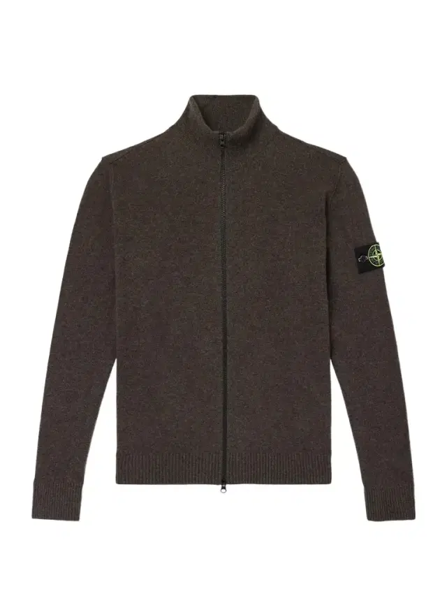 Logo-Appliquéd Virgin Wool Zip-Up Cardigan - Men Logo-Appliquéd Virgin Wool Zip-Up Cardigan - Men