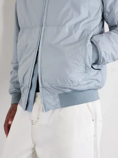 Stone Island Logo-Appliquéd Padded Garment-Dyed Crinkled Recycled Nylon Hooded Jacket - Men | Thumbnail 5