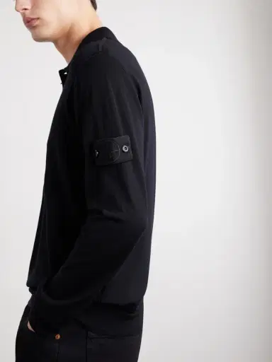 Stone Island STONE ISLAND GHOST Knitted Virgin Wool Polo Sweater - Men | Thumbnail 5 Stone Island STONE ISLAND GHOST Knitted Virgin Wool Polo Sweater - Men | Thumbnail 5
