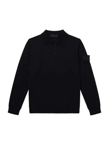 Stone Island STONE ISLAND GHOST Knitted Virgin Wool Polo Sweater - Men | Thumbnail 1 Stone Island STONE ISLAND GHOST Knitted Virgin Wool Polo Sweater - Men | Thumbnail 1