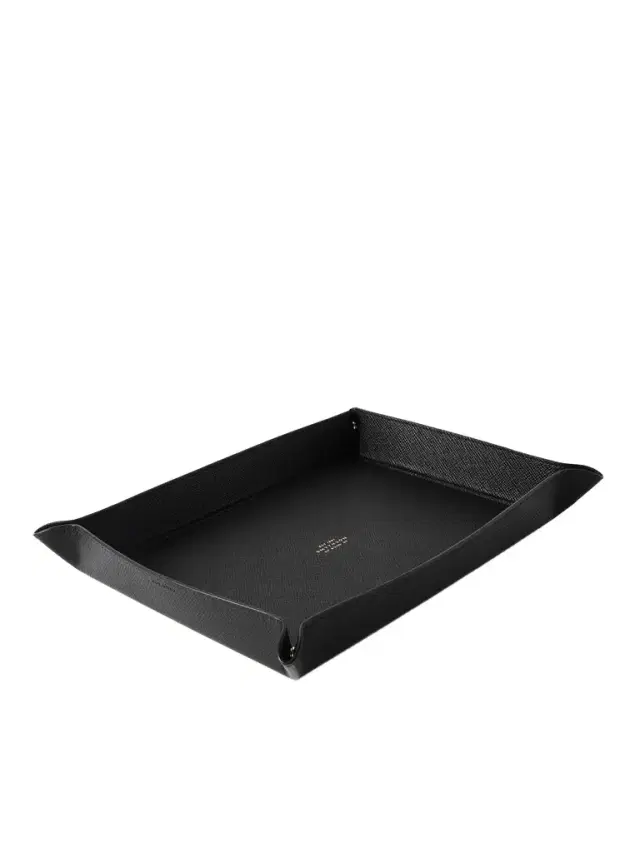 Smythson Large Panama Cross-Grain Leather Trinket Tray - Men