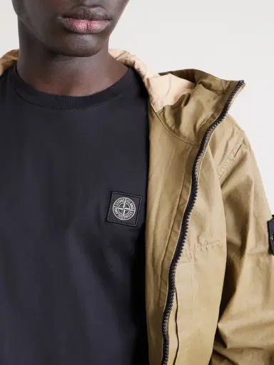 Stone Island Logo-Appliquéd Cotton-Jersey T-Shirt - Men | Thumbnail 5 Stone Island Logo-Appliquéd Cotton-Jersey T-Shirt - Men | Thumbnail 5