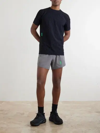 District Vision Straight-Leg Logo-Print 5" Stretch-Jersey Running Shorts - Men | Thumbnail 2 District Vision Straight-Leg Logo-Print 5" Stretch-Jersey Running Shorts - Men | Thumbnail 2