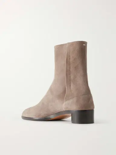 Maison Margiela Tabi Split-Toe Suede Boots - Men | Thumbnail 4