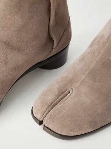 Maison Margiela Tabi Split-Toe Suede Boots - Men | Thumbnail 5