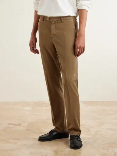Kiton Straight-Leg Lyocell-Blend Trousers - Men | Thumbnail 3 Kiton Straight-Leg Lyocell-Blend Trousers - Men | Thumbnail 3