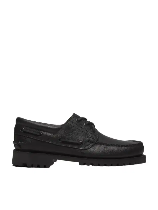 Timberland Authentic 3-Eye Lug Full-Grain Leather Boat Shoes - Men
