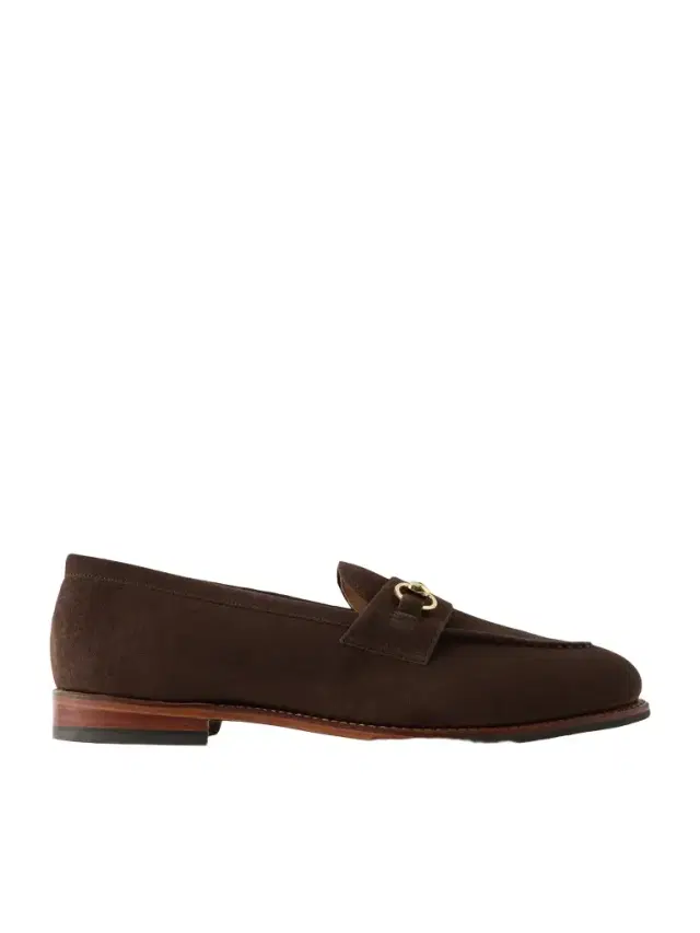 Grenson Franklin Horsebit-Embellished Suede Loafers - Men