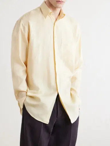 Anderson & Sheppard Linen Shirt - Men | Thumbnail 3