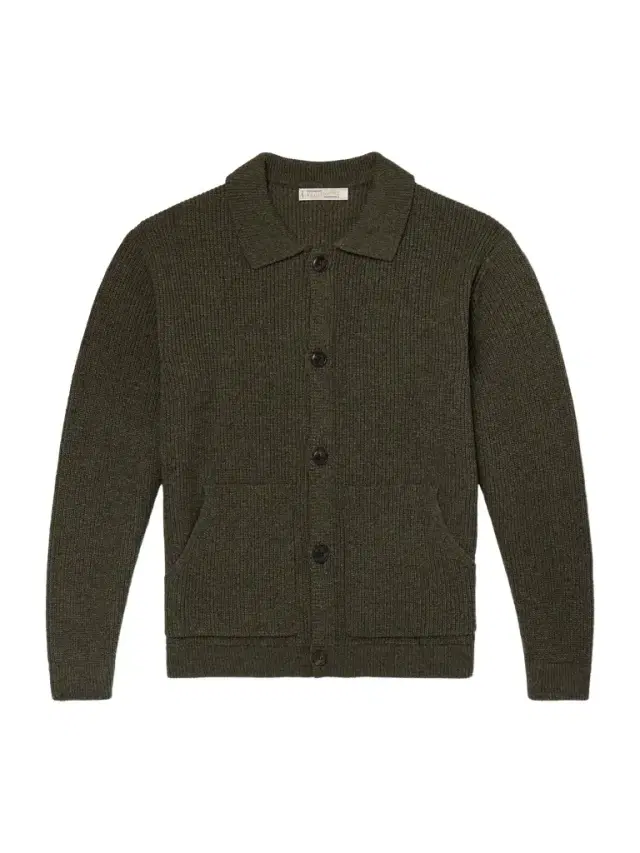 Wool-Blend Cardigan - Men