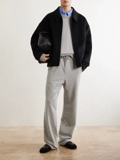 Dries Van Noten Hamer Straight-Leg Cotton-Jersey Sweatpants - Men | Thumbnail 2
