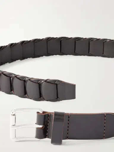 Lemaire 3cm Braided Leather Belt - Men | Thumbnail 3 Lemaire 3cm Braided Leather Belt - Men | Thumbnail 3