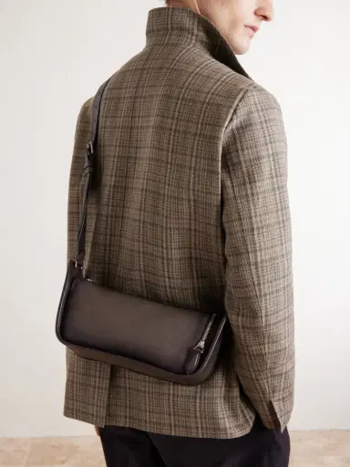 Berluti Périple Full-Grain Leather Messenger Bag - Men | Thumbnail 3