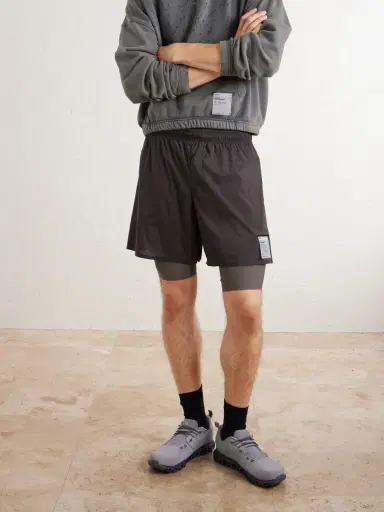 Satisfy Slim-Fit Layered 8" Techsilk and Justice™ coldblack® Shorts - Men | Thumbnail 3 Satisfy Slim-Fit Layered 8" Techsilk and Justice™ coldblack® Shorts - Men | Thumbnail 3