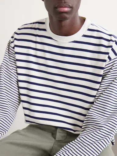 Remi Relief Striped Cotton-Jersey T-Shirt - Men | Thumbnail 5 Remi Relief Striped Cotton-Jersey T-Shirt - Men | Thumbnail 5