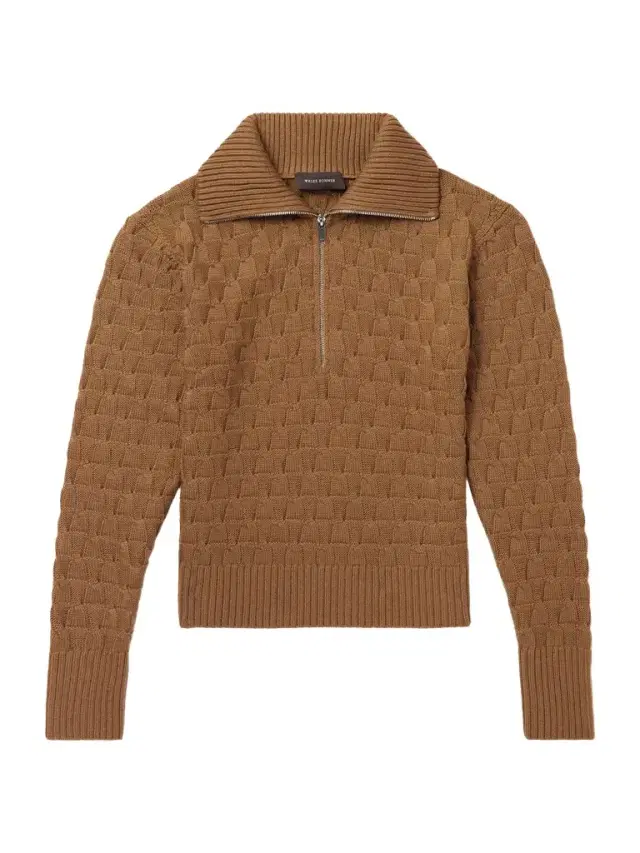 Wool Half-Zip Sweater - Men Wool Half-Zip Sweater - Men
