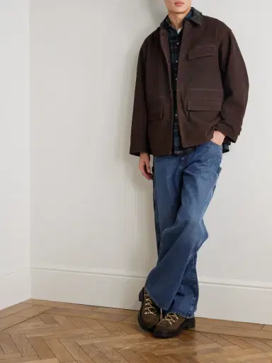 FrizmWORKS Leather-Trimmed Suede Jacket - Men | Thumbnail 2 FrizmWORKS Leather-Trimmed Suede Jacket - Men | Thumbnail 2