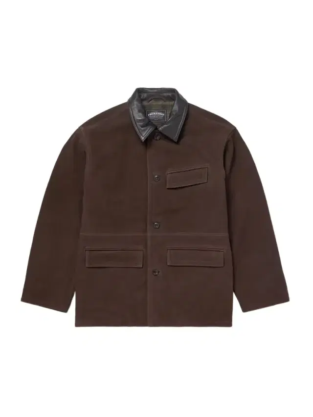 Leather-Trimmed Suede Jacket - Men