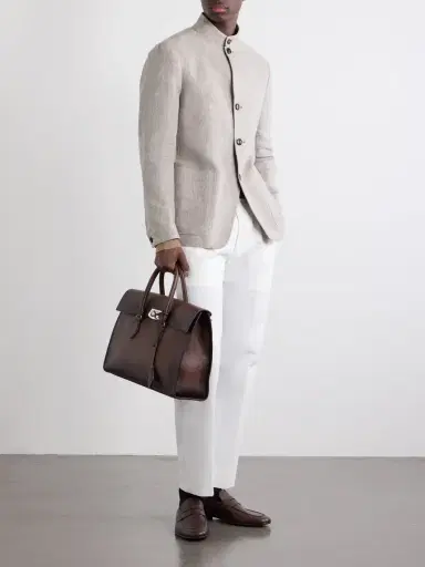 Berluti E'Mio Full-Grain Leather Briefcase - Men | Thumbnail 2 Berluti E'Mio Full-Grain Leather Briefcase - Men | Thumbnail 2