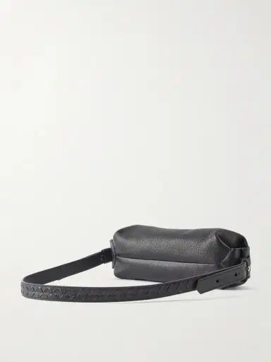 Serapian Soft Sling Leather Messenger Bag - Men | Thumbnail 4