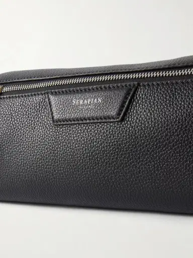 Serapian Soft Sling Leather Messenger Bag - Men | Thumbnail 5