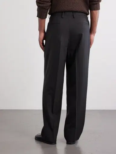 Kaptain Sunshine Straight-Leg Pleated Wool-Poplin Trousers - Men | Thumbnail 4 Kaptain Sunshine Straight-Leg Pleated Wool-Poplin Trousers - Men | Thumbnail 4