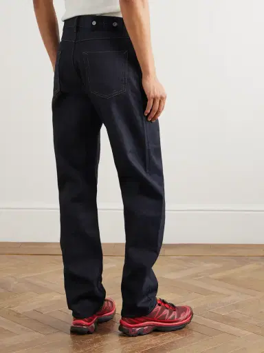 Stone Island Denim Research Straight-Leg Raw Selvedge Jeans - Men | Thumbnail 4 Stone Island Denim Research Straight-Leg Raw Selvedge Jeans - Men | Thumbnail 4