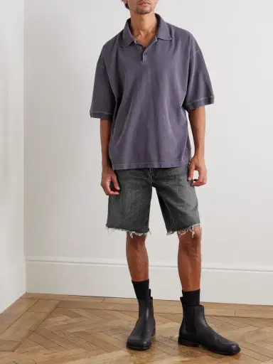 AGOLDE Anson Straight-Leg Frayed Denim Shorts - Men | Thumbnail 2 AGOLDE Anson Straight-Leg Frayed Denim Shorts - Men | Thumbnail 2