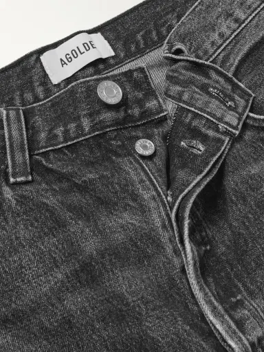 AGOLDE Anson Straight-Leg Frayed Denim Shorts - Men | Thumbnail 6 AGOLDE Anson Straight-Leg Frayed Denim Shorts - Men | Thumbnail 6