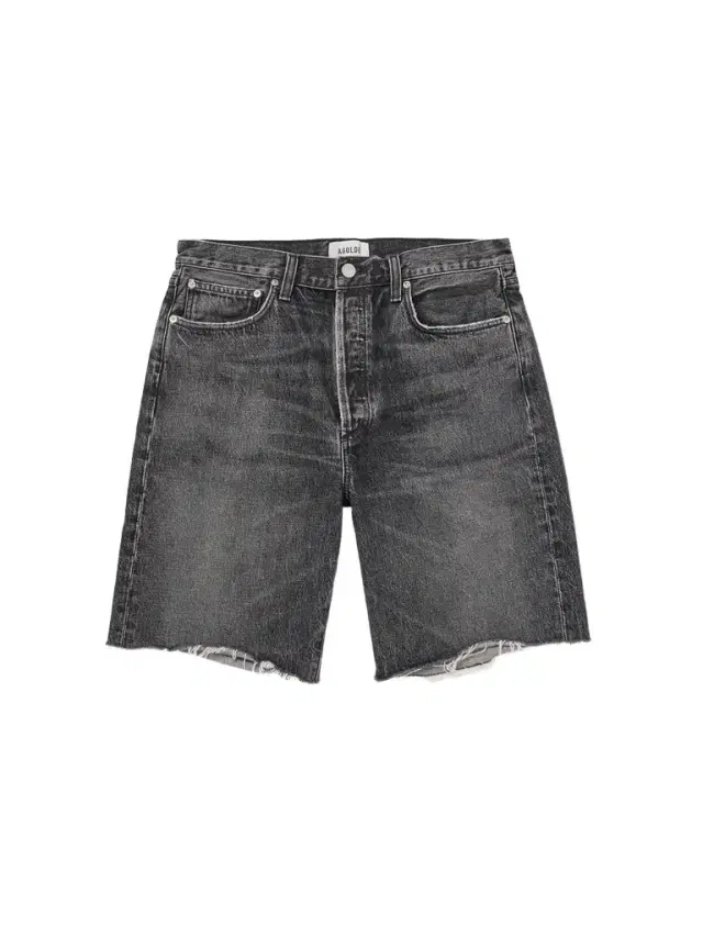 AGOLDE Anson Straight-Leg Frayed Denim Shorts - Men