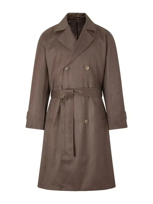 De Bonne Facture Grandad Double-Breasted Wool and Cotton-Blend Coat - Men