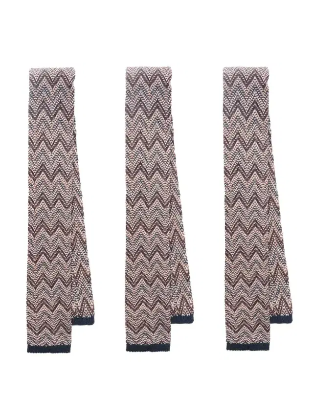 Missoni 6cm Pack of Three Knitted Cotton and Silk-Blend Tie - Men