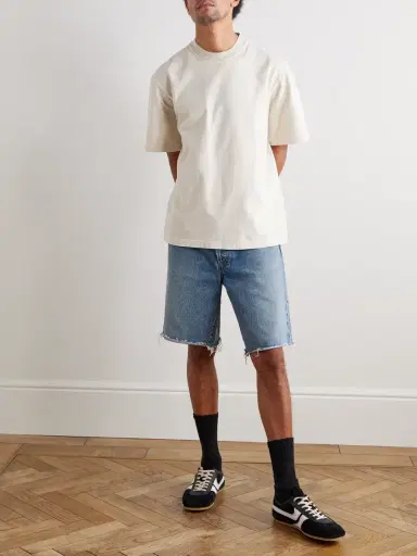 AGOLDE Anson Straight-Leg Frayed Denim Shorts - Men | Thumbnail 2 AGOLDE Anson Straight-Leg Frayed Denim Shorts - Men | Thumbnail 2