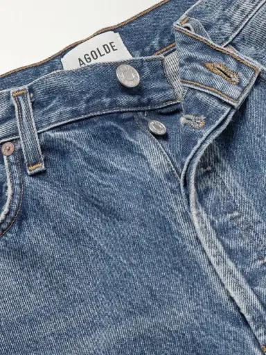AGOLDE Anson Straight-Leg Frayed Denim Shorts - Men | Thumbnail 6 AGOLDE Anson Straight-Leg Frayed Denim Shorts - Men | Thumbnail 6