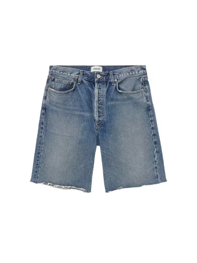 AGOLDE Anson Straight-Leg Frayed Denim Shorts - Men
