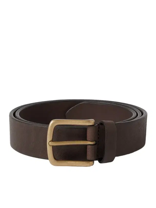 3.5cm Leather Belt - Men 3.5cm Leather Belt - Men